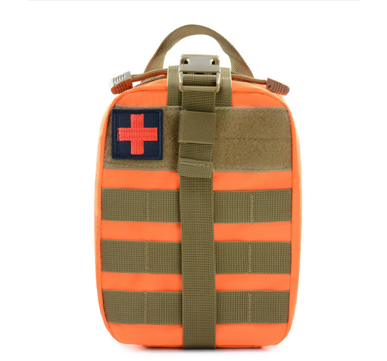 20*15 Bolsillo médico táctico al aire libre, deportes, montañismo, campo, botiquín de primeros auxilios multifuncional, tela Oxford, impermeable portátil