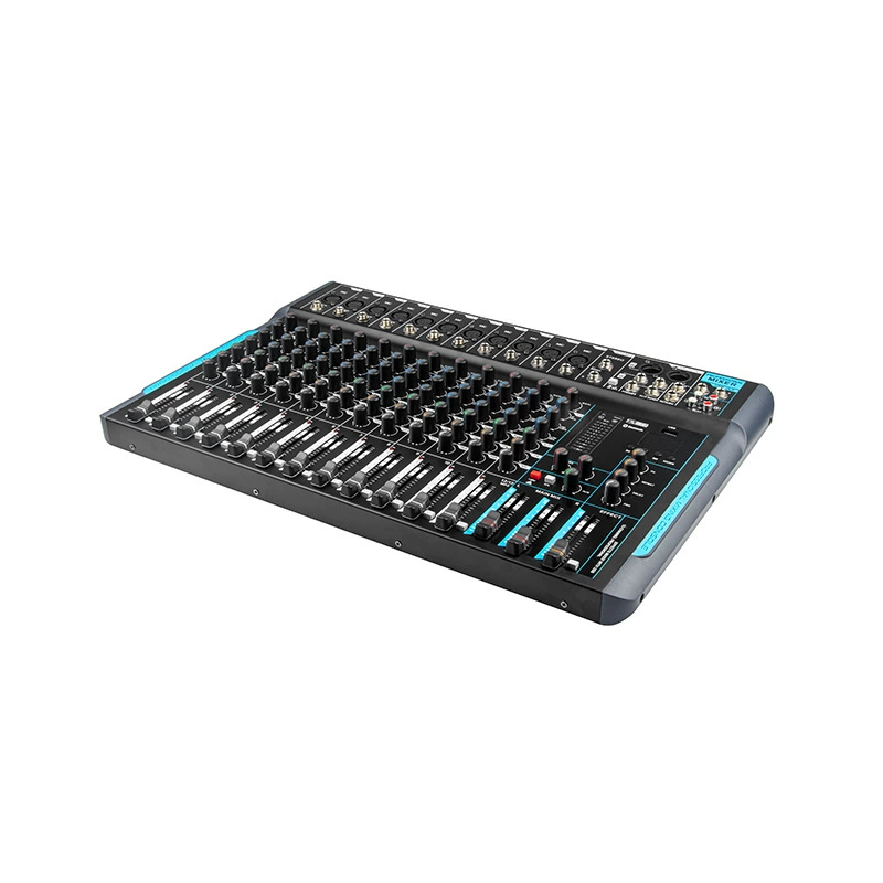 Blue professional mixer sound card console desktop system Digital USB built -in reverberation effect