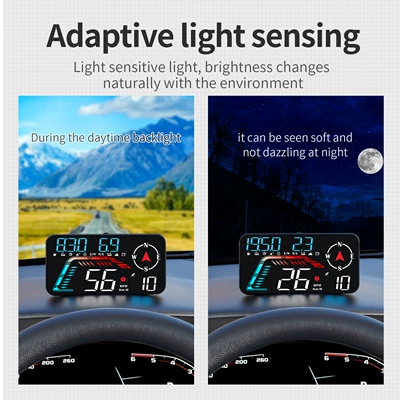 Driving Direction and Time — Vehicle HUD