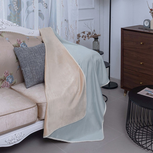 Amazon cold ice silk blanket summer thin air-conditioned office children's nap machine washable cool blanket