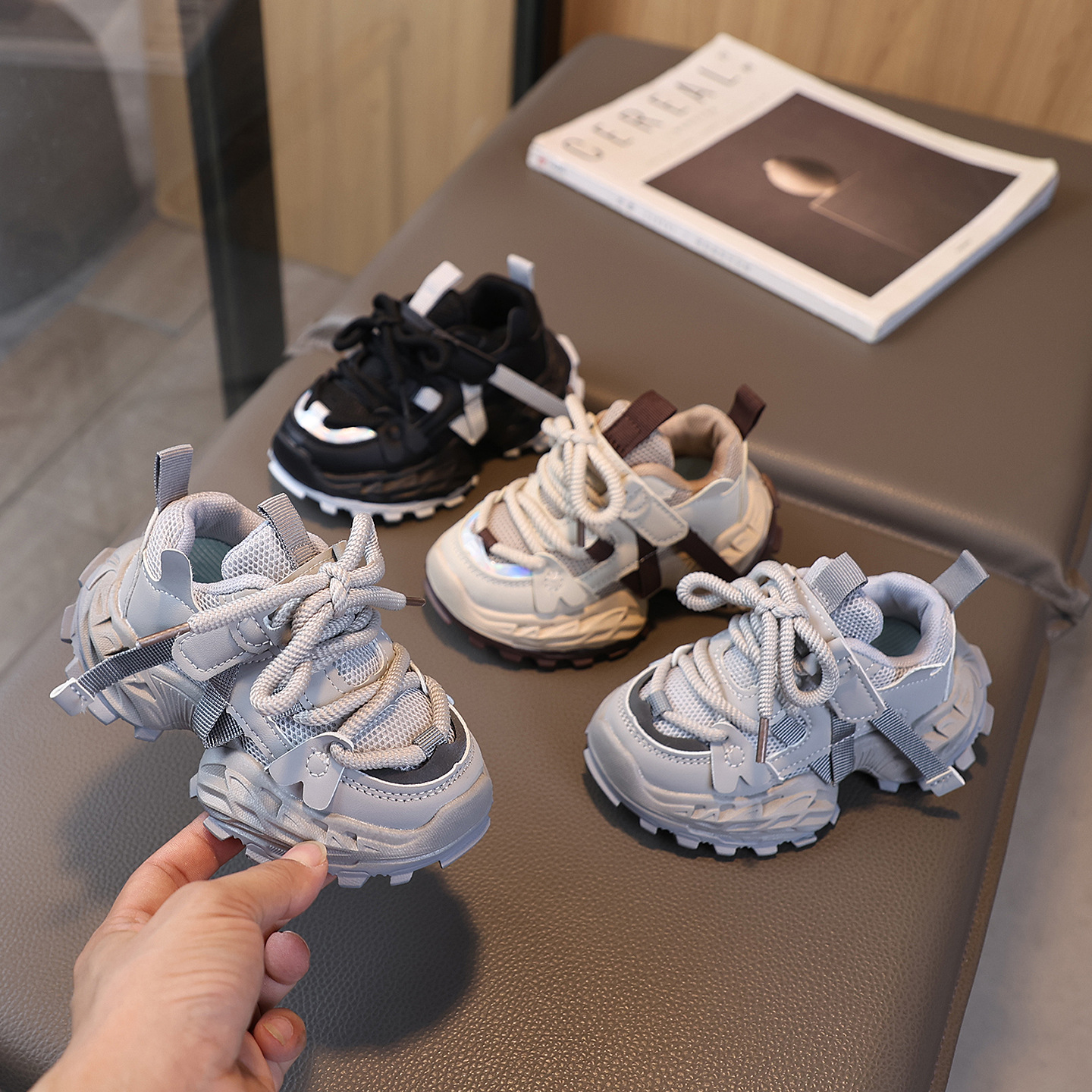 Autumn children's sneakers