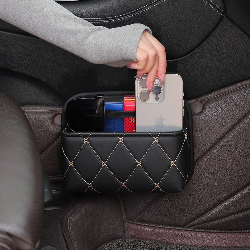 整理门把手储物盒放置手机椅背车载收纳挂袋汽车车置物收纳盒内用