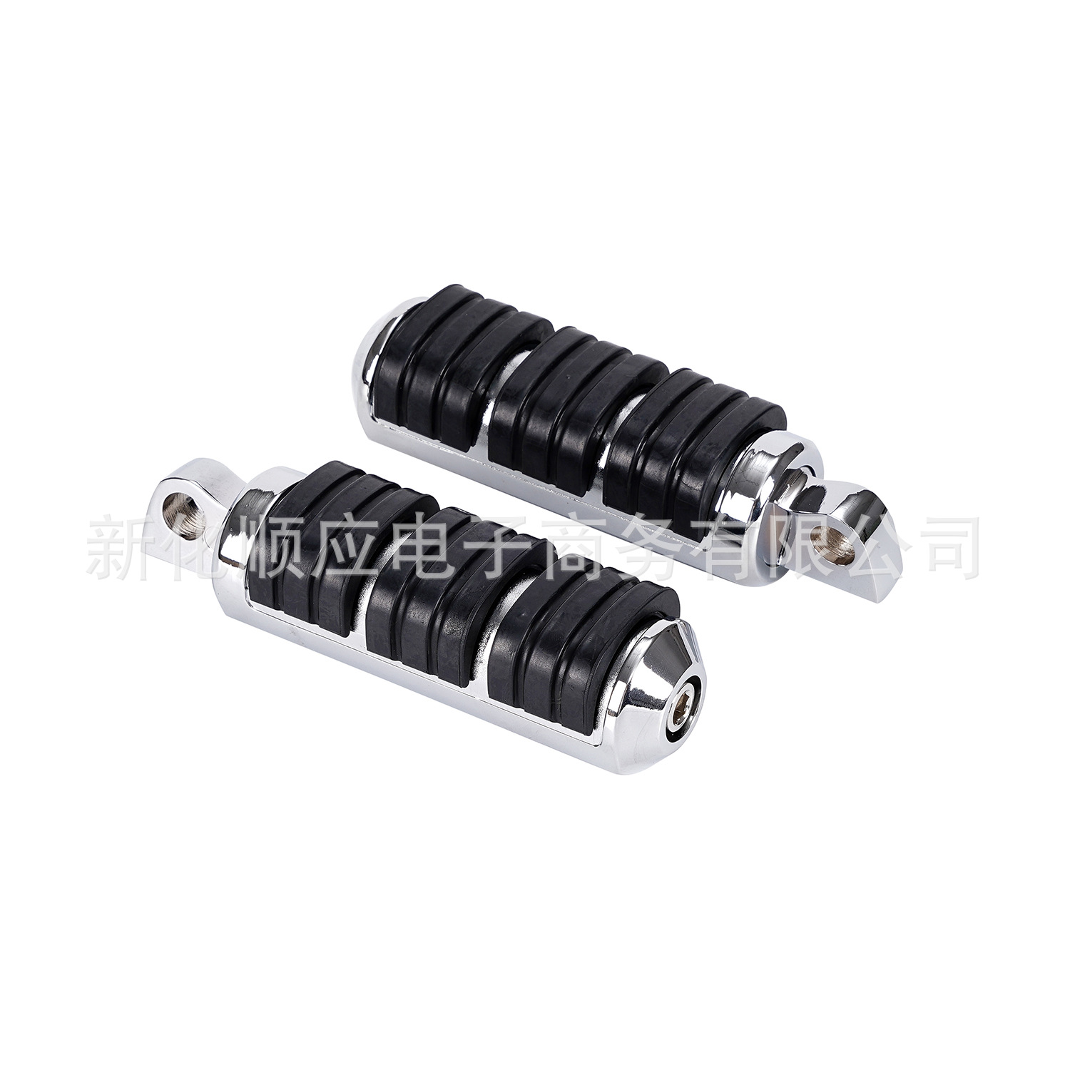 Suitable for Harley Xl883/1200 Dyna Fat Boy Softail Road King Guard Bar Footrests Chrome-Plated Foot Pedals
