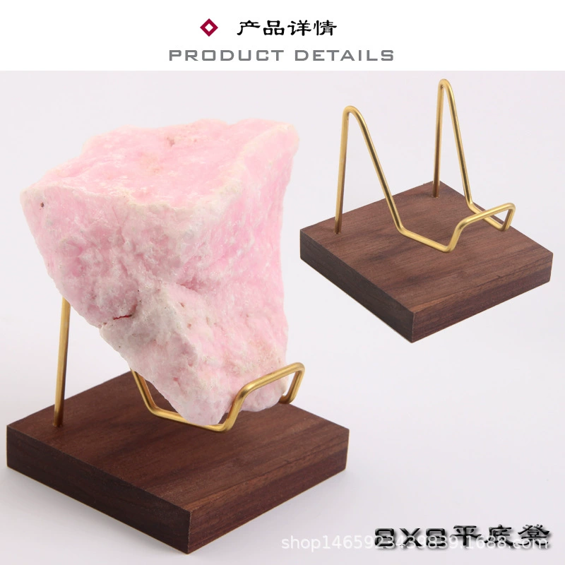 Stand heart shaped, natural ore, 8cm