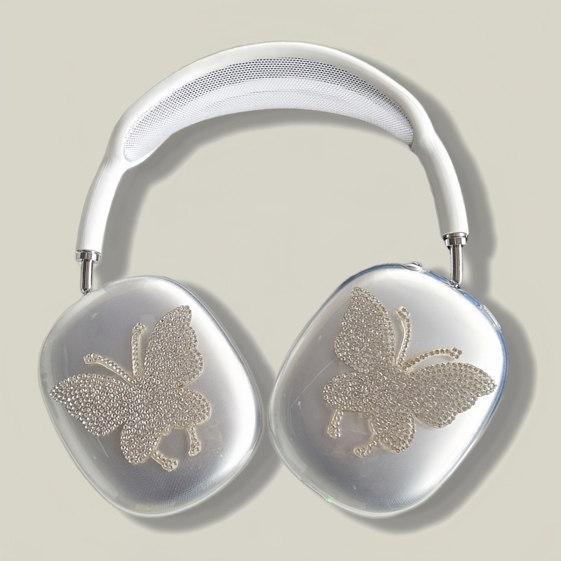 アニメ透明適用アップルAirPods Maxヘッドセットbluetoothヘッドセット保護カバーソフトケースかわいいシンプル|undefined