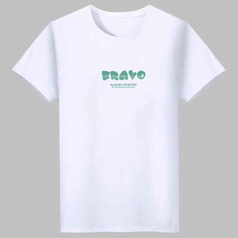 Camiseta de los hombres de verano de moda cómodo suéter estudiante superior estilo coreano slim fit manga corta todo partido simple hombres