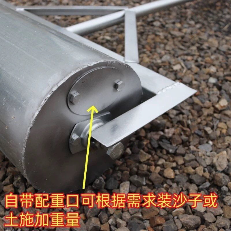 手扶玉米田圆筒手压式机器压辊平地小麦压地蔬菜滚筒振压