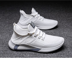 2023 Spring and Autumn New Fashion Men's Running Shoes Breathable Sports Shoes Casual Shoes Mesh Trendy Fashion Couple Shoes