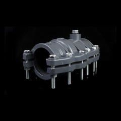 PVC哈夫節搶修節快速搶修管道接頭多管道水管補漏器抱箍配件批發