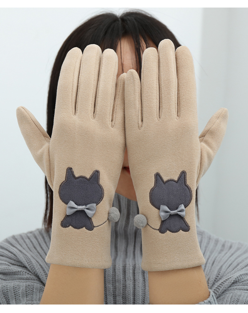 Women's Cute Sweet Cat Gloves 1 Pair display picture 4