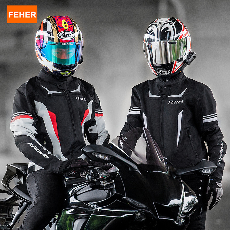 FEHER Flying Motorcycle Riding Suit suit Motorcycle Four Seasons Motorcycle Suit Men's and Women's Drop-proof Warm Waterproof Suit