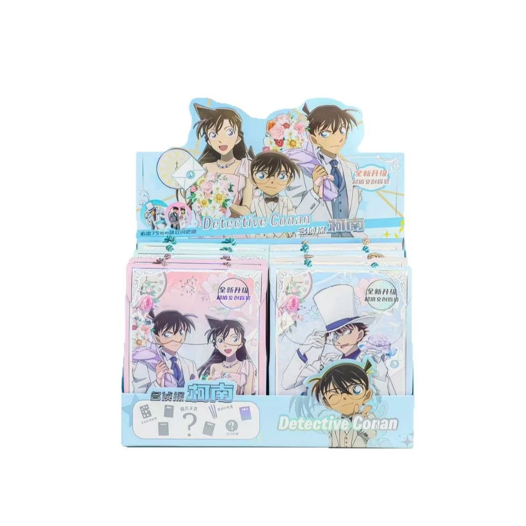 New Anime Conan Blind Box Lucky Bag Peripheral Stationery Gift Pack Sticker Notebook Multiple Randomly Issued
