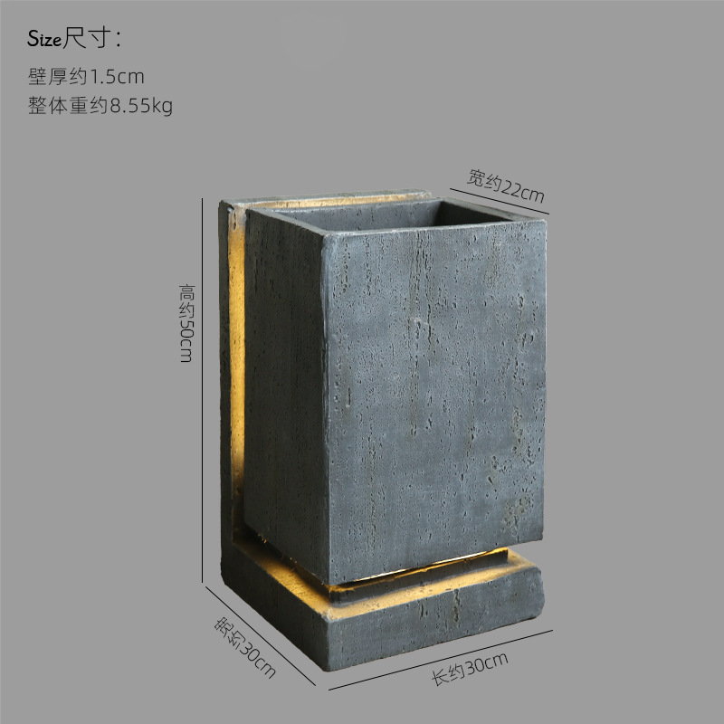 모던 사각 스트립 라이트 플라워 어플리케이터 50cm