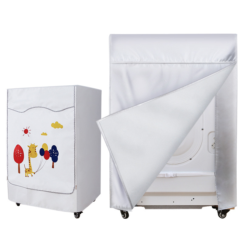 Haier cubierta de lavadora 78 / 9 / 10 / 12 kg tambor automático impermeable cubierta solar tela de polvo cuatro lados todo incluido