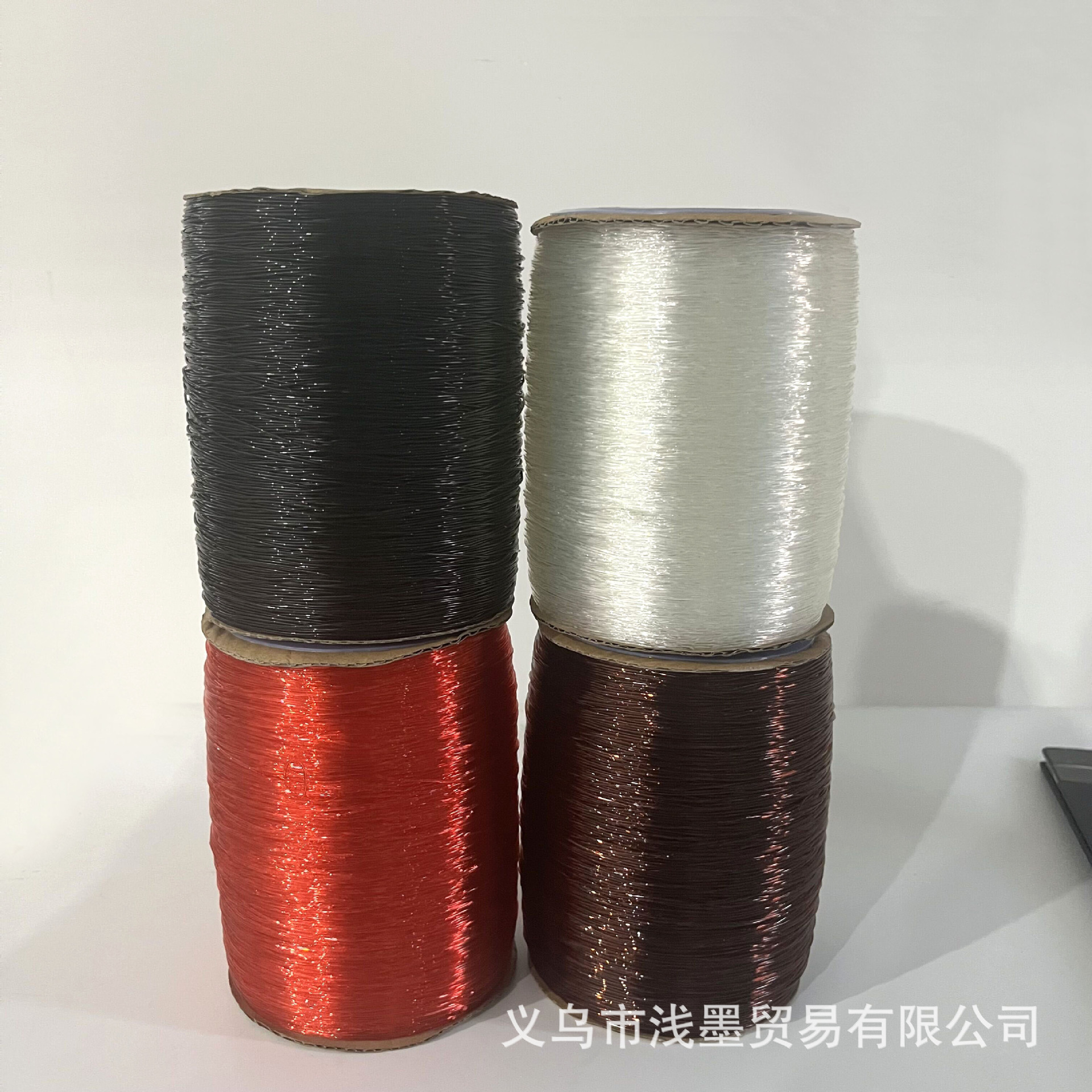 500米超大卷水晶线弹力0.5-1.5线 透明/红色/黑色/咖啡 厂家现货