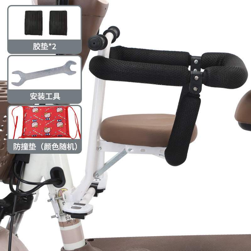 Battery car universal baby seat electric car child safety mount scooter child stool free binding chair