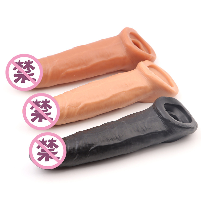 TPE Dragon-Texture Penis Sleeve, Manual Textured Cover for Couples’ Shared Play — detail image 4