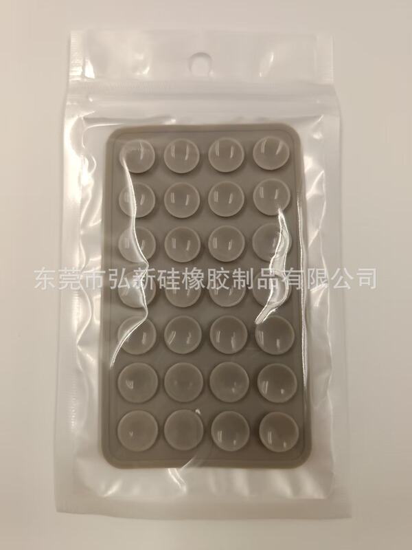 心形吸式手机壳支架适用于手机壳的免胶28粒方形硅胶吸盘手机支架|undefined