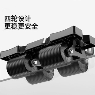 Intelligent counting four-wheel abdominal wheel, automatic rebound abdominal muscle wheel, abdominal curling, reducing belly calories, home fitness equipment 4