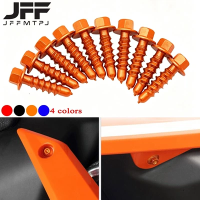 Suitable for KTM plastic guard plate shell appearance decoration screws Huswana GASGA off-road modification accessories