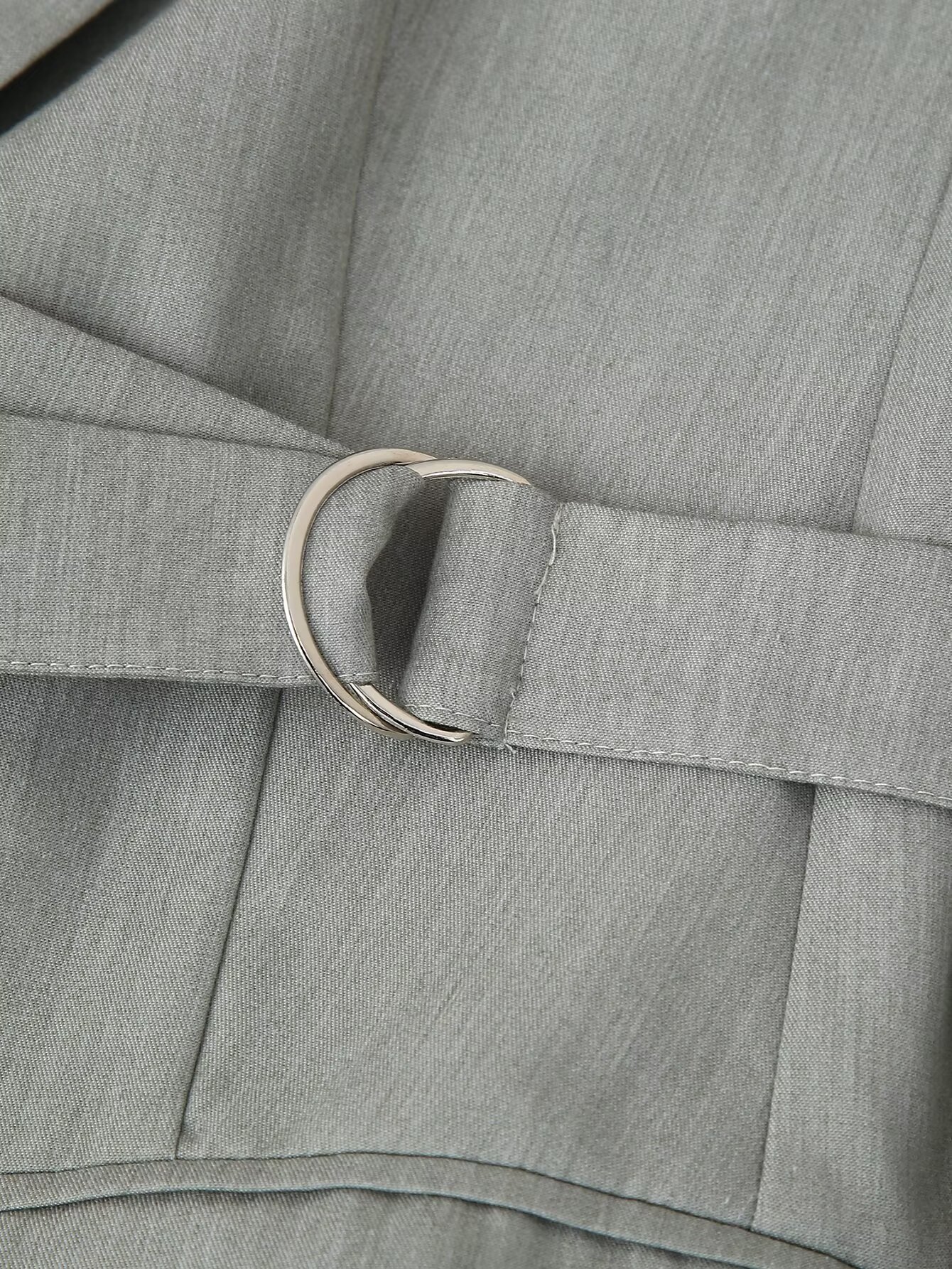 Îmbrăcăminte pentru femei 2024 toamna și iarna nouă jachetă cu curea decorativă costum mediu lung_voghion.com