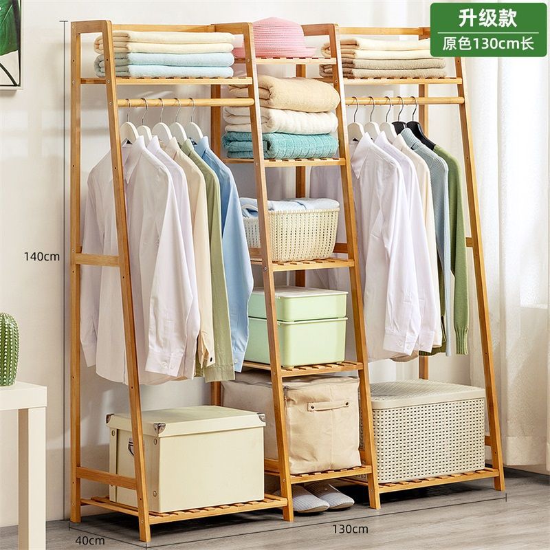 Perchas, postes, dormitorios, perchas de piso, perchas, ropa y sombreros, estantes de ropa para el hogar de interior, gabinetes de almacenamiento simples