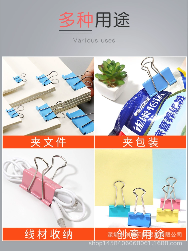 Universal folder for office, stationery, hairgrip