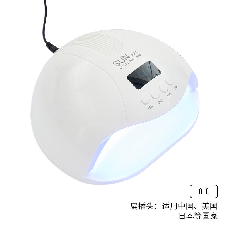 Lámpara de manicuras 280W de alta potencia de manicuras de dos fuentes de luz de lámpara de manicuras de perlas de luz de secado rápido de pantalla digital de luz de fototerapia