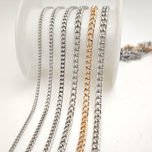 铁链条磨链可加做保色可剪长度diy饰品链条钥匙扣链子表演服饰链