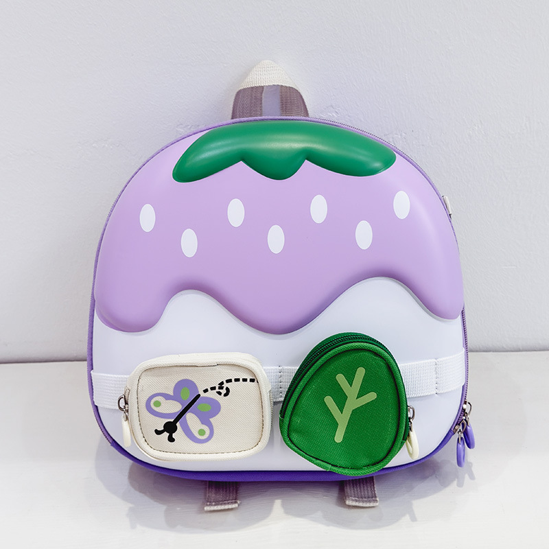 Bolsa infantil transfronteriza de dibujos animados, cáscara de huevo, mochila transpirable, niñas lindas, bolsas escolares de jardín de infantes de clase media y grande