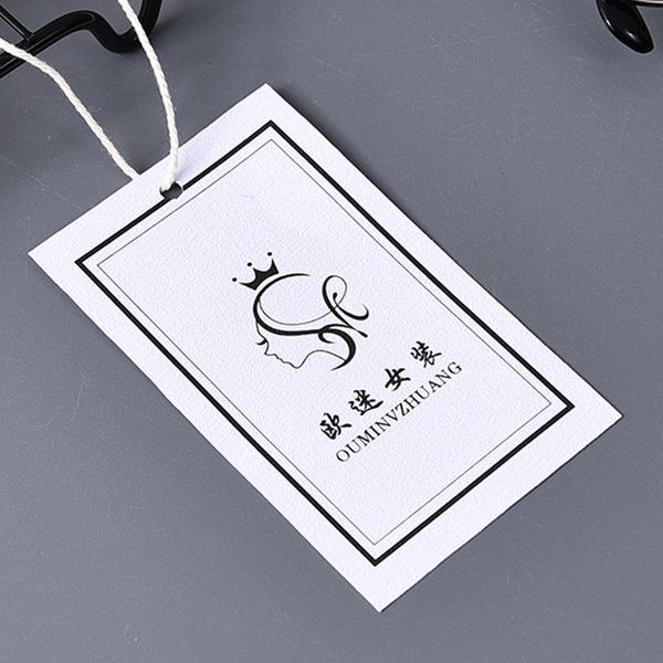 Women's tag small fresh clothing store price label paper printing…