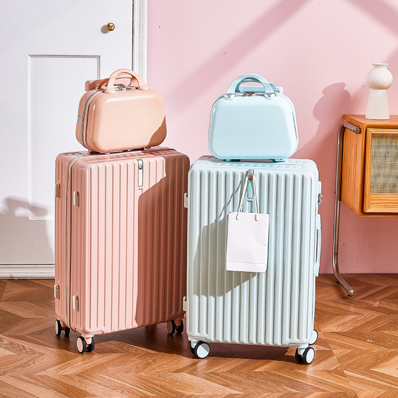 [Fábrica de selección estricta] maleta de color gradiente para mujeres 28 gran capacidad estudiantes contraseña de viaje