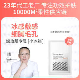 1片冰爽面膜发光面膜女补水保湿冰感爽肤贴片面膜补水