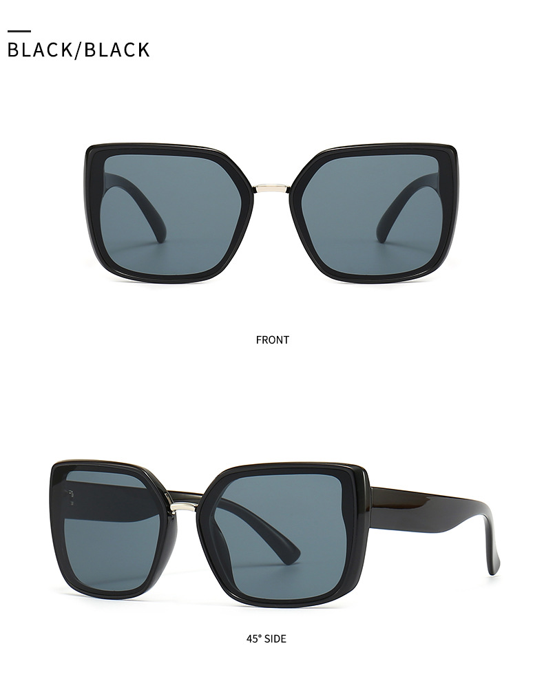 Square Sunglasses For Men Large Frame Retro Modern Style_voghion.com