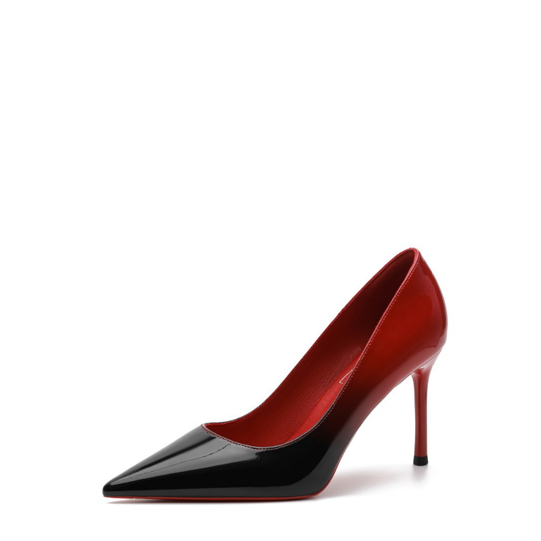 Black and red gradient 10cm