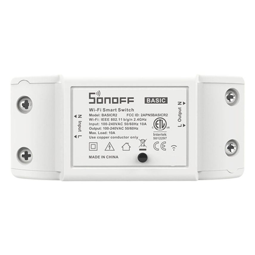 SONOFF BasicR2 WIFI inalámbrico de control remoto interruptor de sincronización de la lámpara eléctrica Modificación de piezas APLICACIÓN móvil remoto de voz
