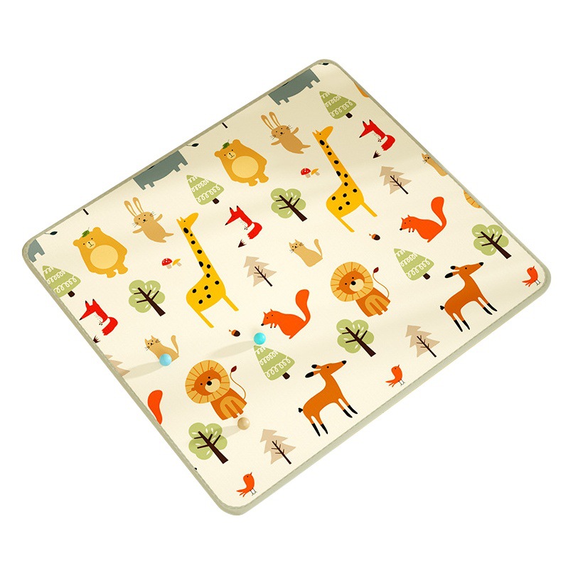 Alfombra de gateo para bebés XPE con dibujos animados de 2 cm de grosor, alfombra de juego para sala de estar, alfombra de gateo para bebés para el hogar, alfombra de seguridad antideslizante