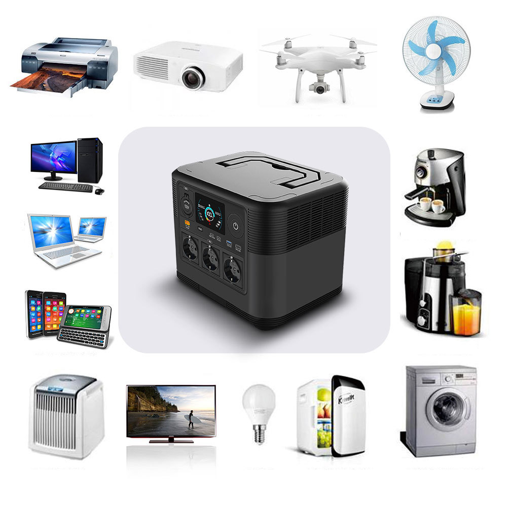 Fuente de Alimentación de Almacenamiento de Energía para Exteriores de 1200W, Batería de Litio Hierro Fosfato de Gran Capacidad, Fuente de Alimentación Móvil Portátil, Exclusivamente para Uso Transfronterizo