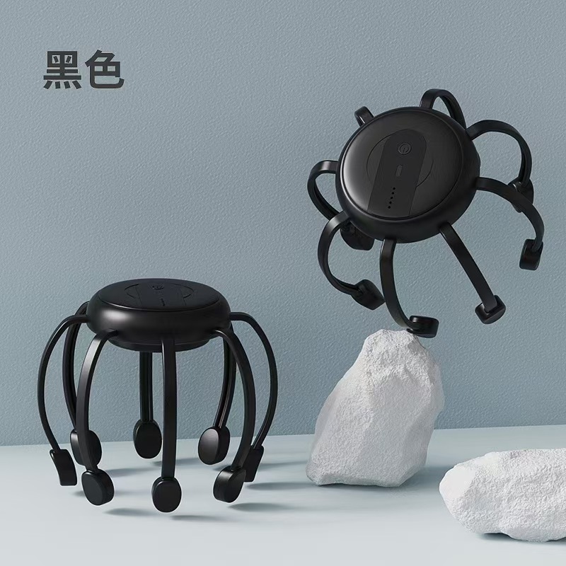 Masajeador inteligente de cabeza de octopus, máquina automática de tratamiento de cabeza, alivio de la relajación del cuero cabelludo, relajación de la cabeza, instrumentos domésticos image 8