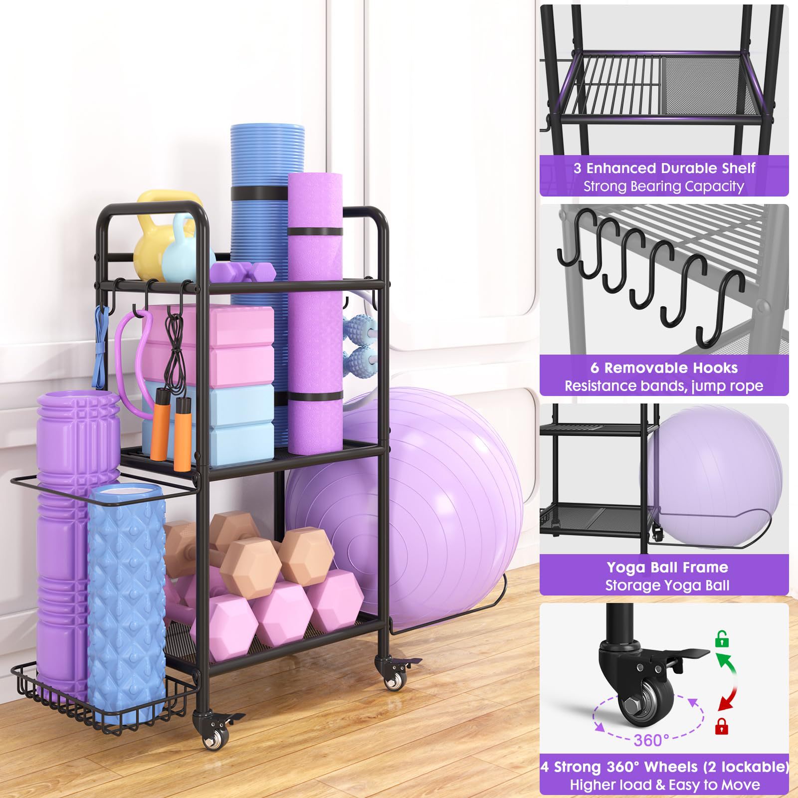 Storage for gym