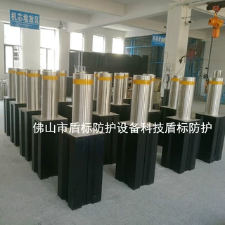 半自动升降柱停车场学校大门液压伸缩桩不锈钢电动路桩路障厂定做