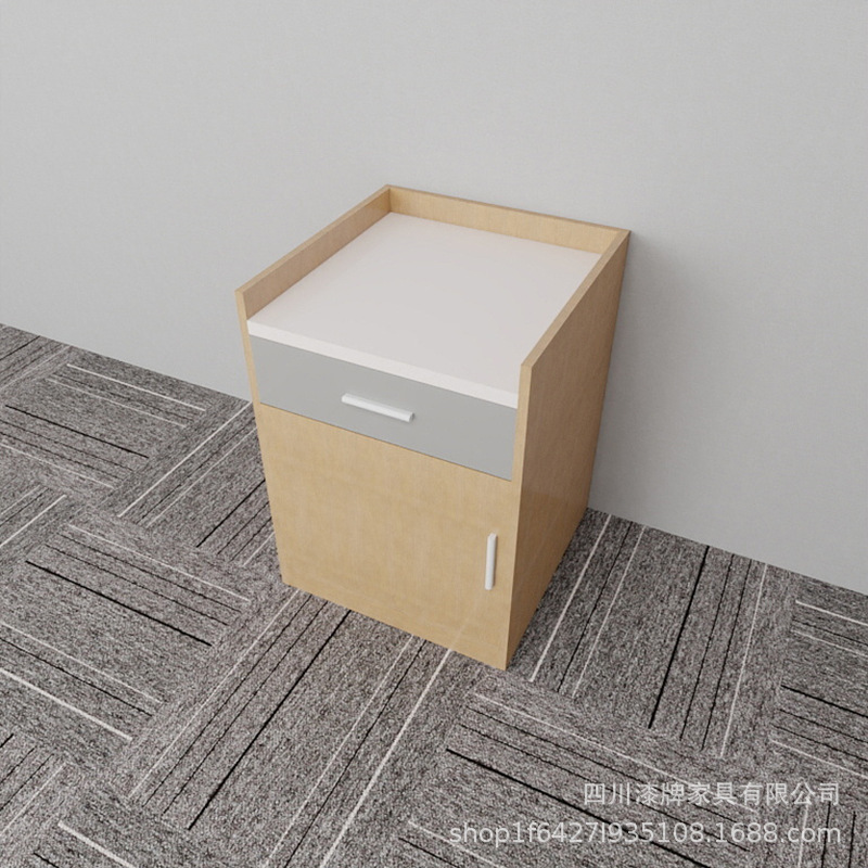 定制家用钢架抽屉酒店客房配套木质养老院卧室床头柜收纳收纳升级|undefined