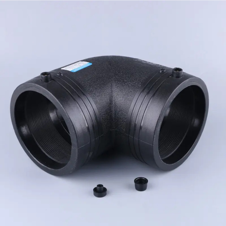 PE大口径电熔管件 PE电熔90°弯头 PE355 400 500电熔90°弯头