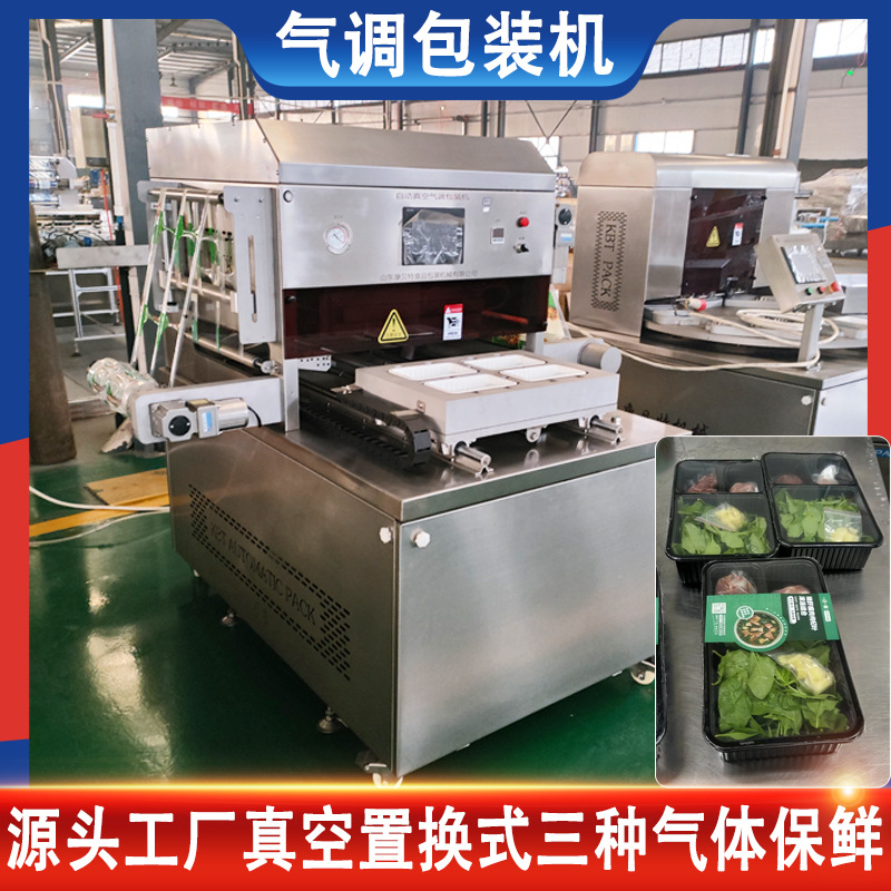 食品气调机设备 全自动杨梅连续封盒机 真空置换气调保鲜包装设备