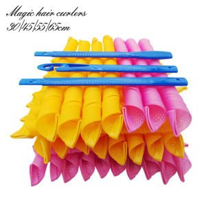 30-65cm Magic Hair Curling Iron, No Heat, No Damage to Hair, Spiral Curling Tool, Nylon Curling Iron, Factory Wholesale