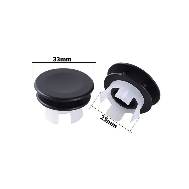 Accesorios para lavabo: Tapón decorativo ovalado de doble capa para orificio de desagüe de lavabo de cerámica, muy vendido en productos de baño.