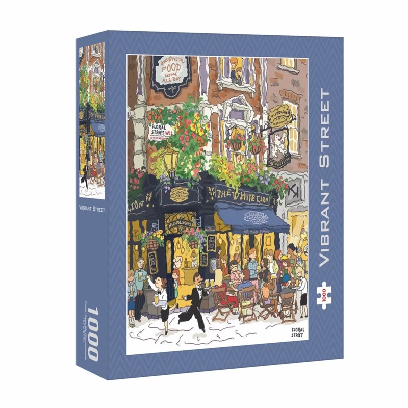 厂家新款丝绒拼图跨境成人500片解压一千块蓝卡文创1000片拼图|undefined