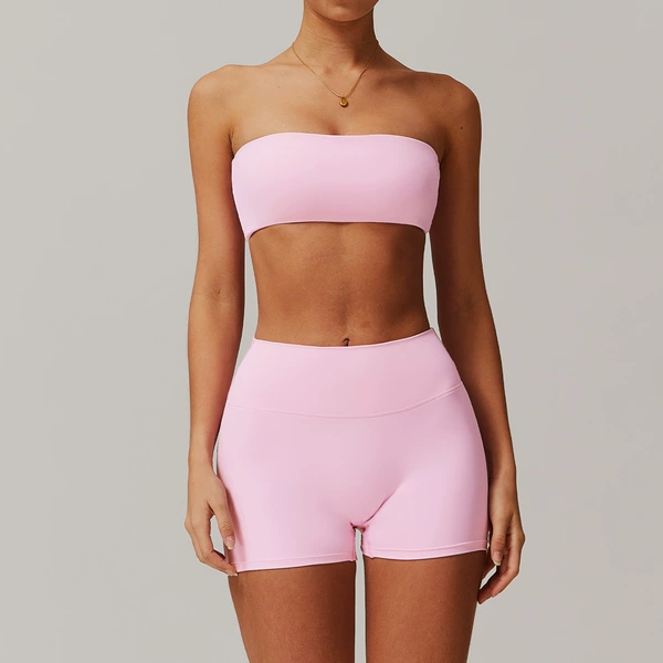 8075 strapless + 8518 shorts cherry blossom powder