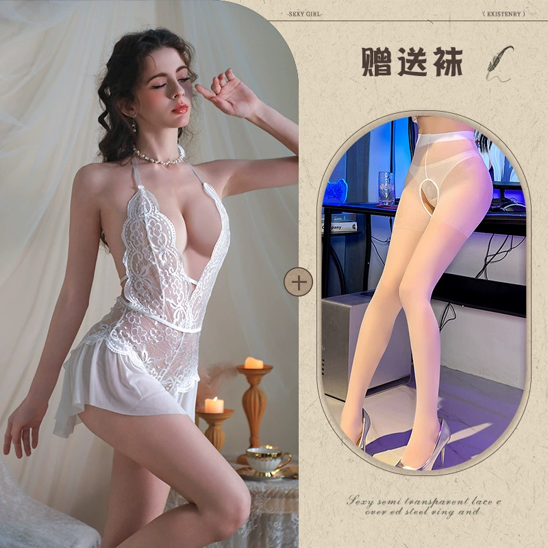 夜听香 Lace sexy underwear, uniform