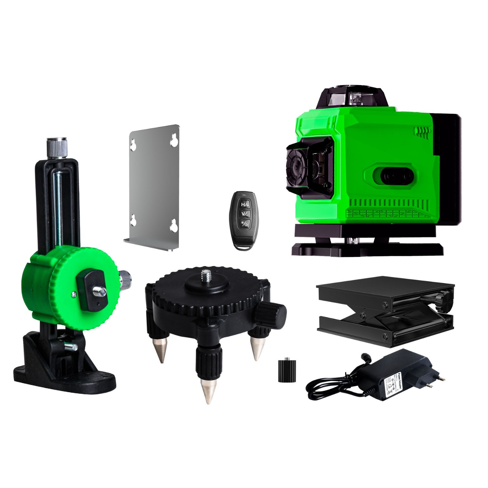 高精准水平仪火车中绿色16线 双电＋绿色板子4D绿光自动打线铺地